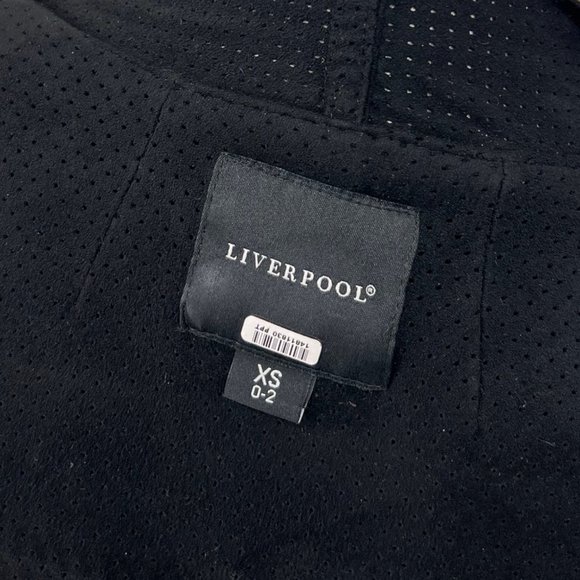 Liverpool Perforated Drape-front Jacket | Extra Small - Picture 6 of 8